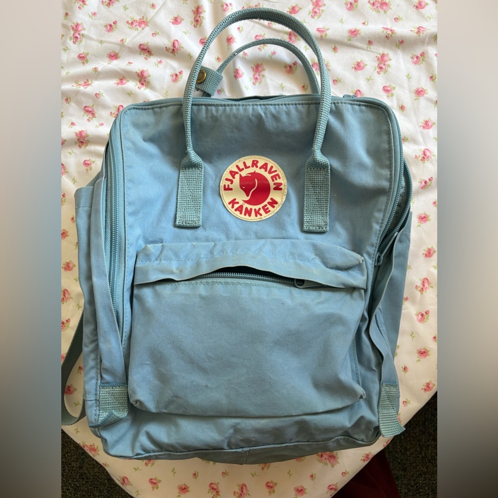 Fjallraven kanken backpack blue
